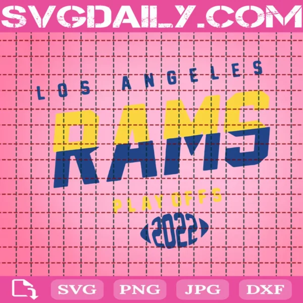 Los Angeles Rams Playoffs 2022 Svg