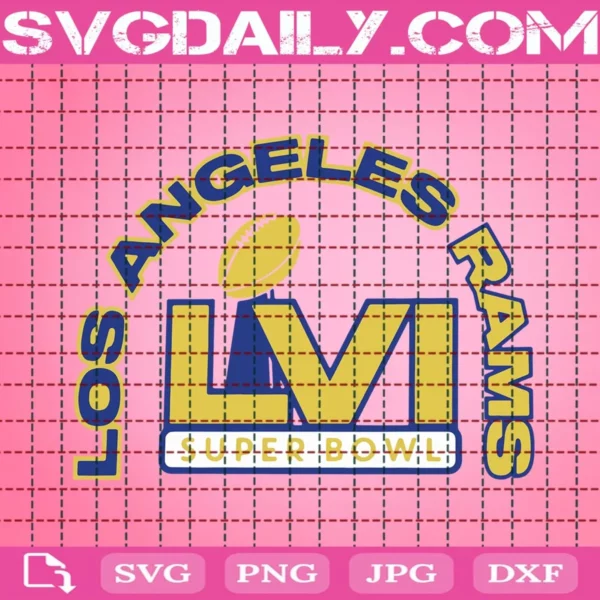 Los Angeles Rams Super Bowl Lvi Svg