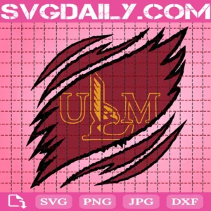 Louisiana-Monroe Warhawks Claws Svg