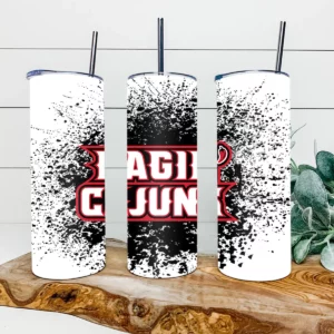Louisiana Ragin' Cajuns Football 20oz Skinny Tumbler