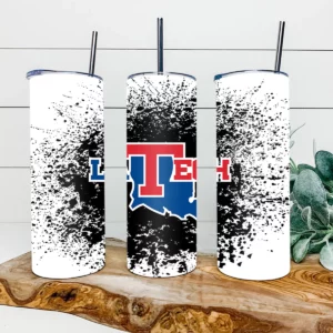Louisiana Tech Bulldogs Football 20oz Skinny Tumbler