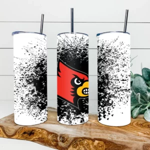 Louisville Cardinals Football 20oz Skinny Tumbler
