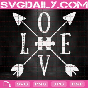 Love Arrows Puzzle Autism Svg