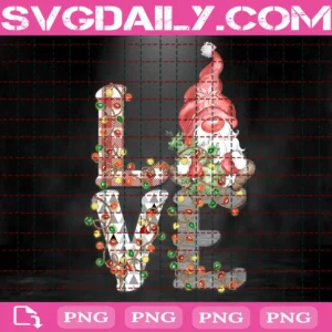 Love Christmas Gnome Png