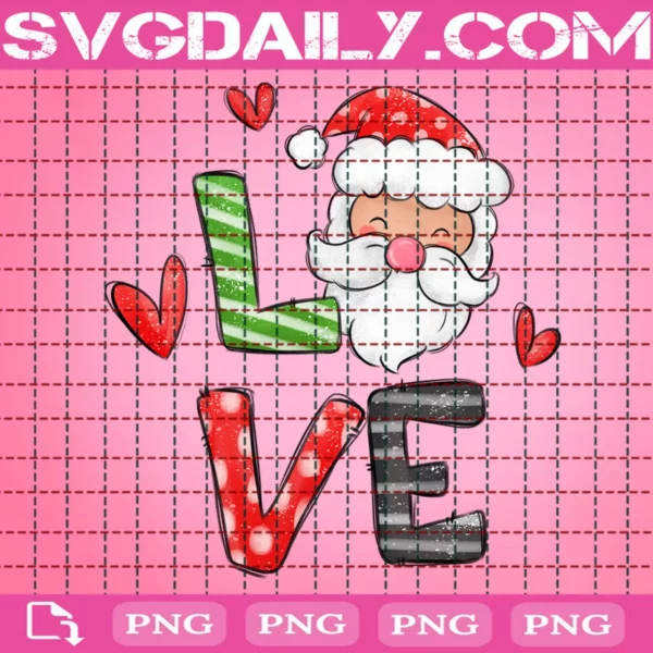 Love Christmas Santa Png