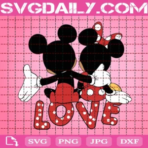 Love Mickey Mouse Svg