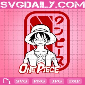 Luffy One Piece Svg