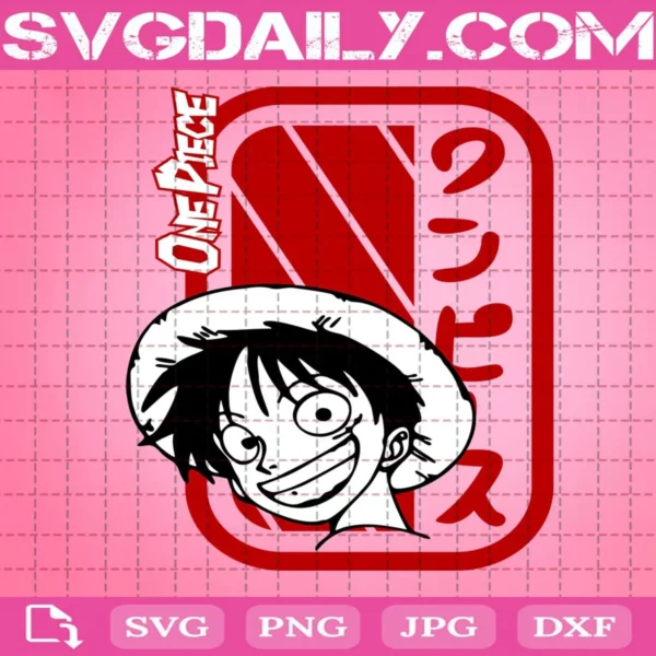 Luffy Smile One Piece Svg