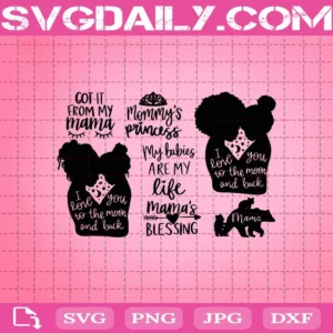 Mama Svg Bundle, Mommy And Me Svg