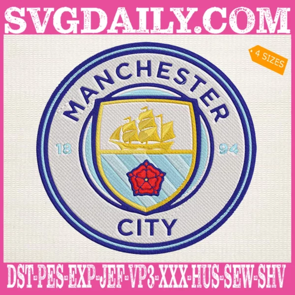 Manchester City Embroidery Design