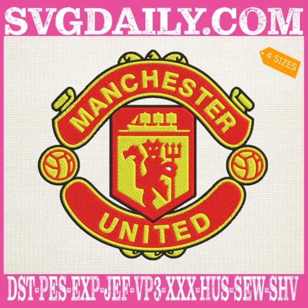 Manchester United Embroidery Design