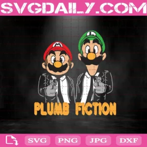 Mario Plumb Fiction Svg