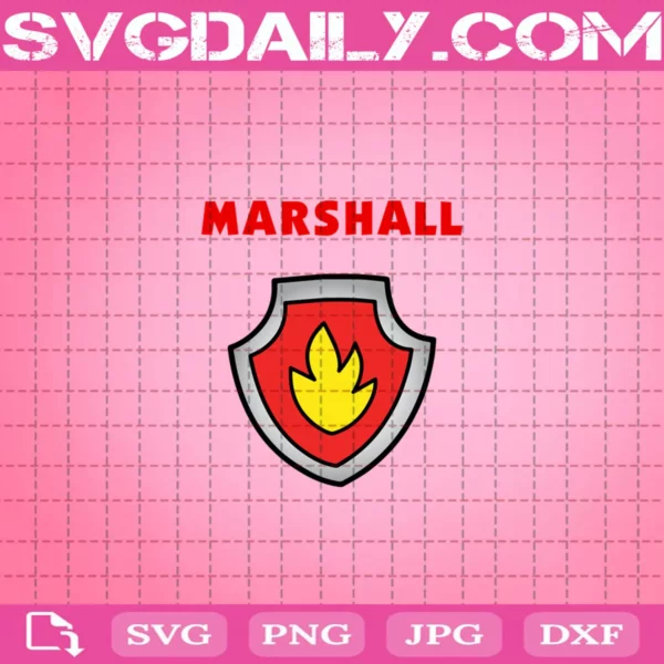 Marshall Badge Svg