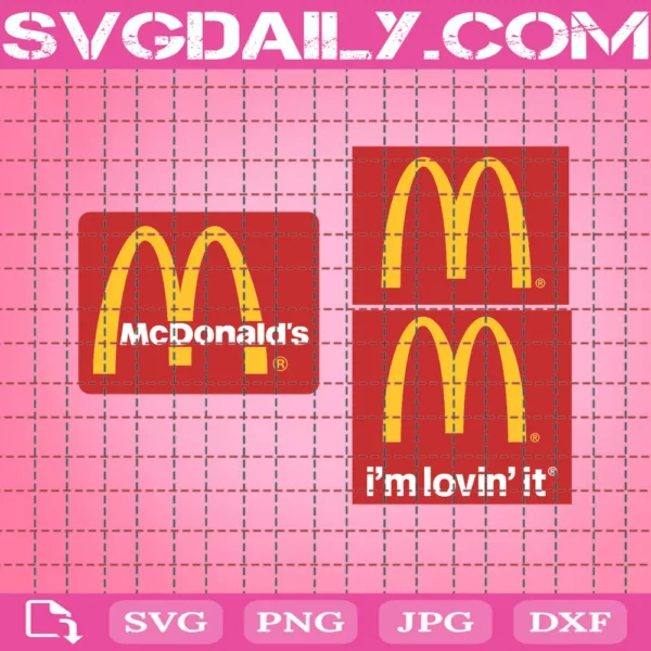 Mcdonald'S Logo, Cut Files For Cricut