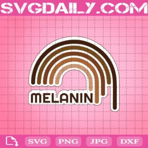 Melanin Rainbow Svg