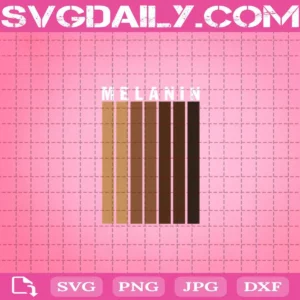 Melanin Shades Black Pride Afro Queen King Svg
