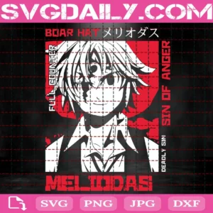 Meliodas Demon Svg