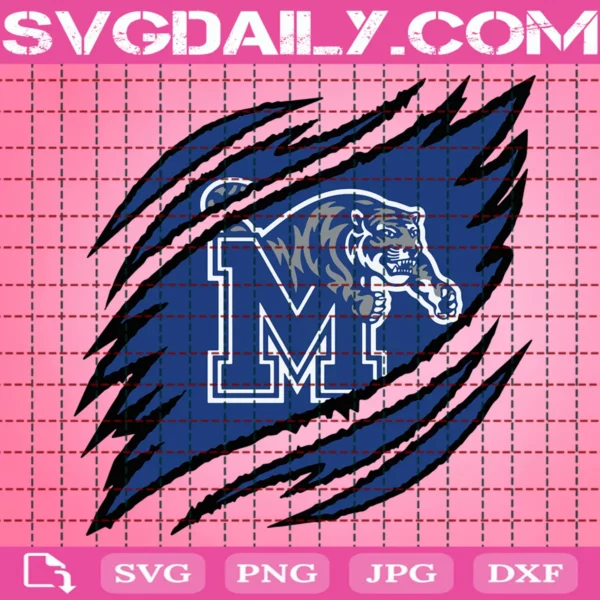 Memphis Tigers Claws Svg