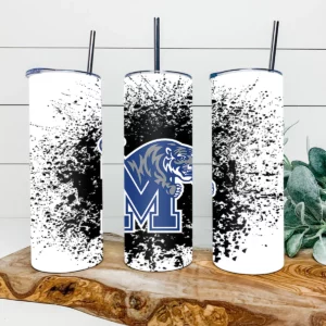 Memphis Tigers Football 20oz Skinny Tumbler