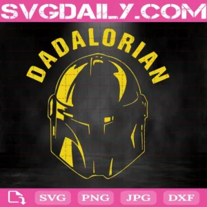 Mens Dadalorian Svg