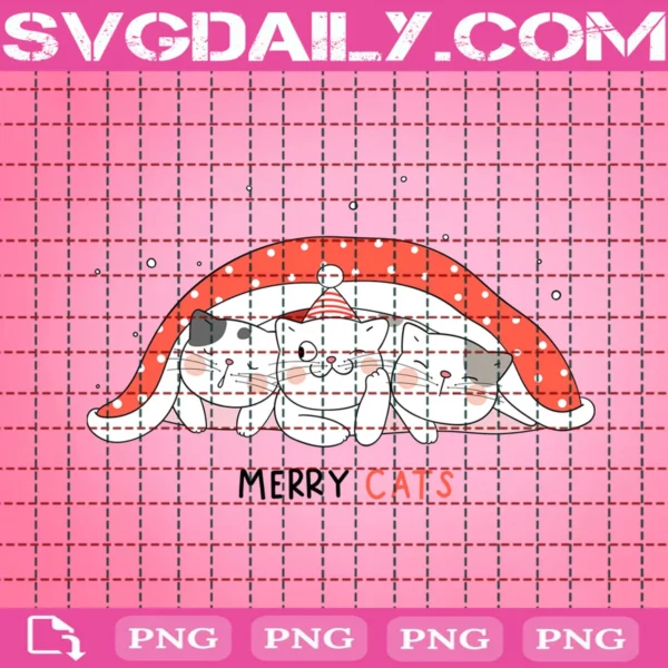 Merry Cats Clipart