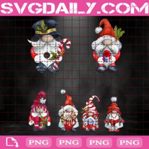Merry Christmas Gnomes Bundle Png