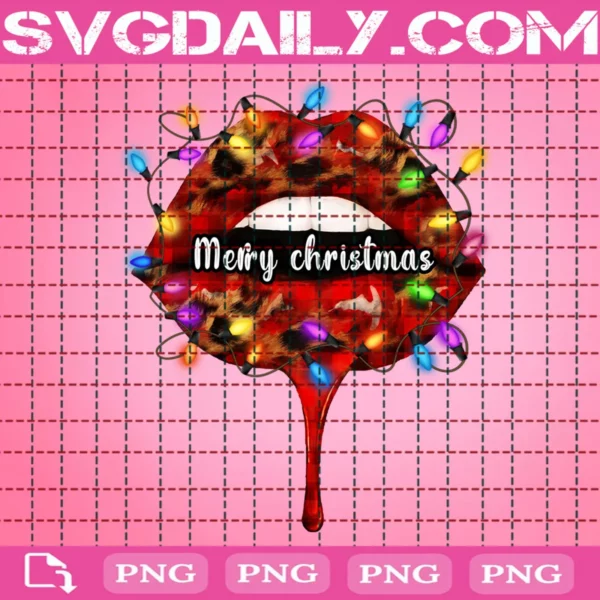 Merry Christmas Lips Png