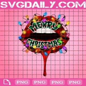 Merry Christmas Lips Png