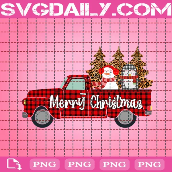 Merry Christmas Truck Png