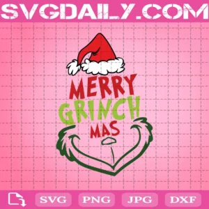 Merry Grinch Mas Svg
