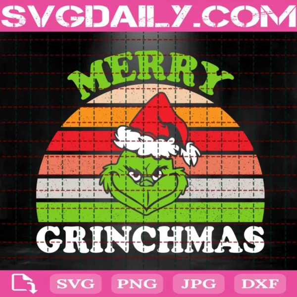 Merry Grinchmas Svg