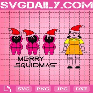 Merry Squidmas Svg