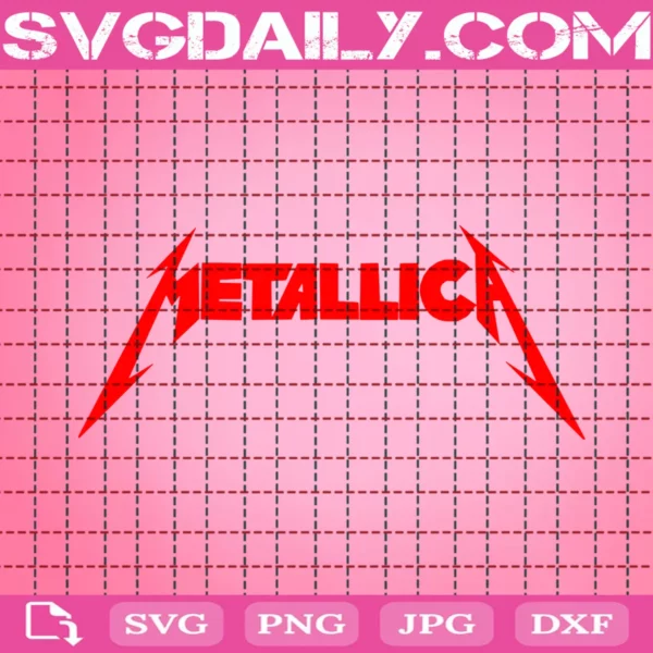 Metallica Svg, American Thrash Metal Svg