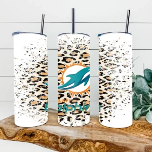 Miami Dolphins 20oz Skinny Tumbler