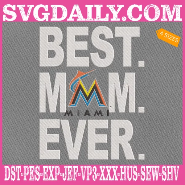 Miami Marlins Embroidery Files