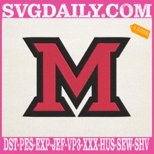 Miami RedHawks Embroidery Machine