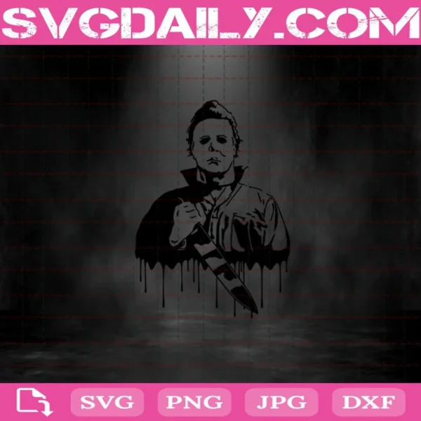 Michael Myers Svg Png Dxf Eps Cutting File For Cricut