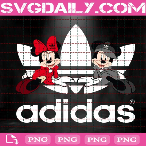 Mickey And Minnie Adidas Png - Svgdaily Daily Free Premium Svg Files