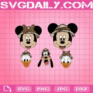Mickey And Minnie Animal Kingdom Theme Svg