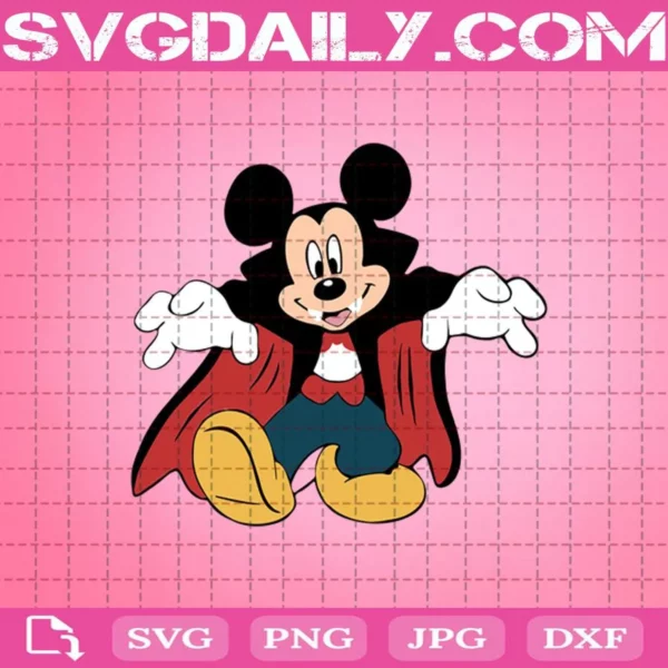 Mickey Mouse Halloween Svg