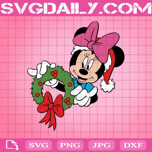 Mickey Mouse Merry Christmas Svg