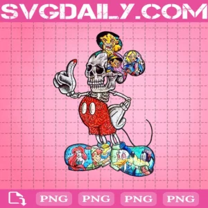 Mickey Mouse Skull Png