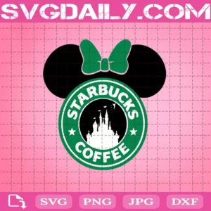Mickey Starbucks Svg