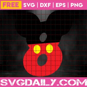 Micky Numbers Svg Free