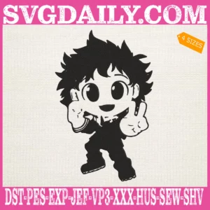 Midoriya Izuku Embroidery Design