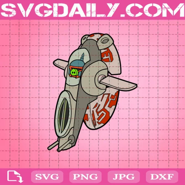 Mighty Falcon Pig Svg