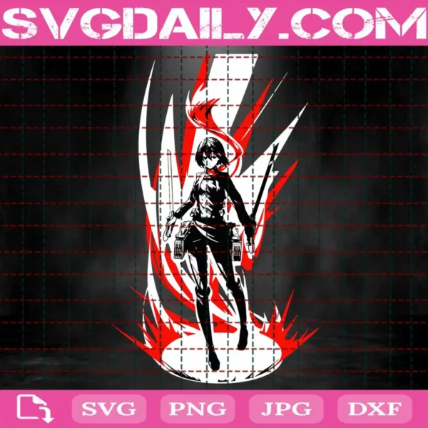 Mikasa Ackerman Svg