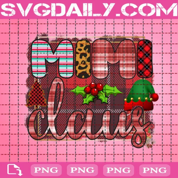 Mimi Claus Png, Christmas Hat Png
