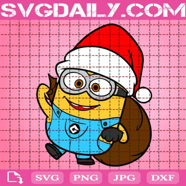 Minion Svg, Merry Christmas Svg