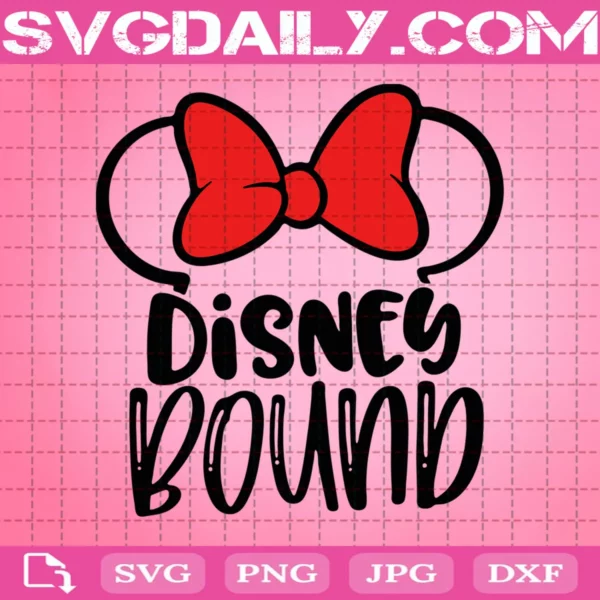 Minnie Disney Bound Svg
